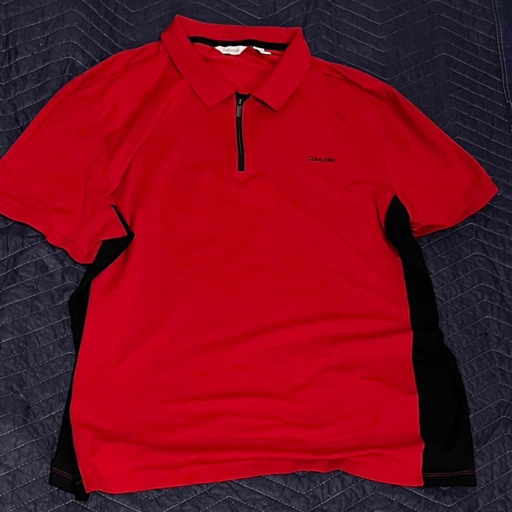 Calvin-klein Men's Red Sweatshirt